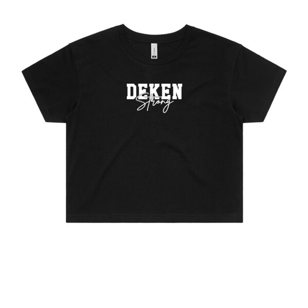 DS Women's Crop (black) Thumbnail