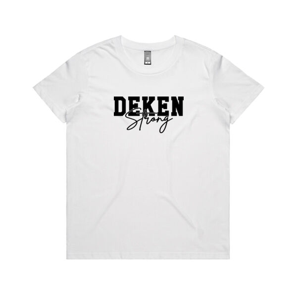 DS Women's Crew Neck (white) Thumbnail